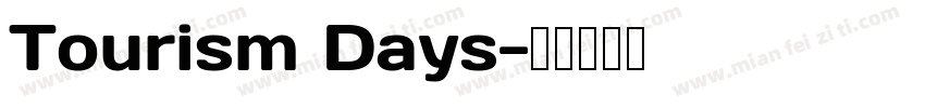 Tourism Days字体转换